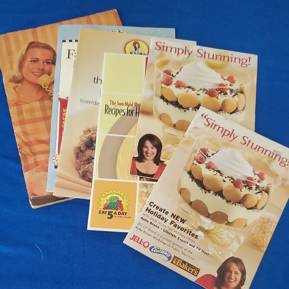 4/20 VTG Vintage Recipe Booklet Collection (six)